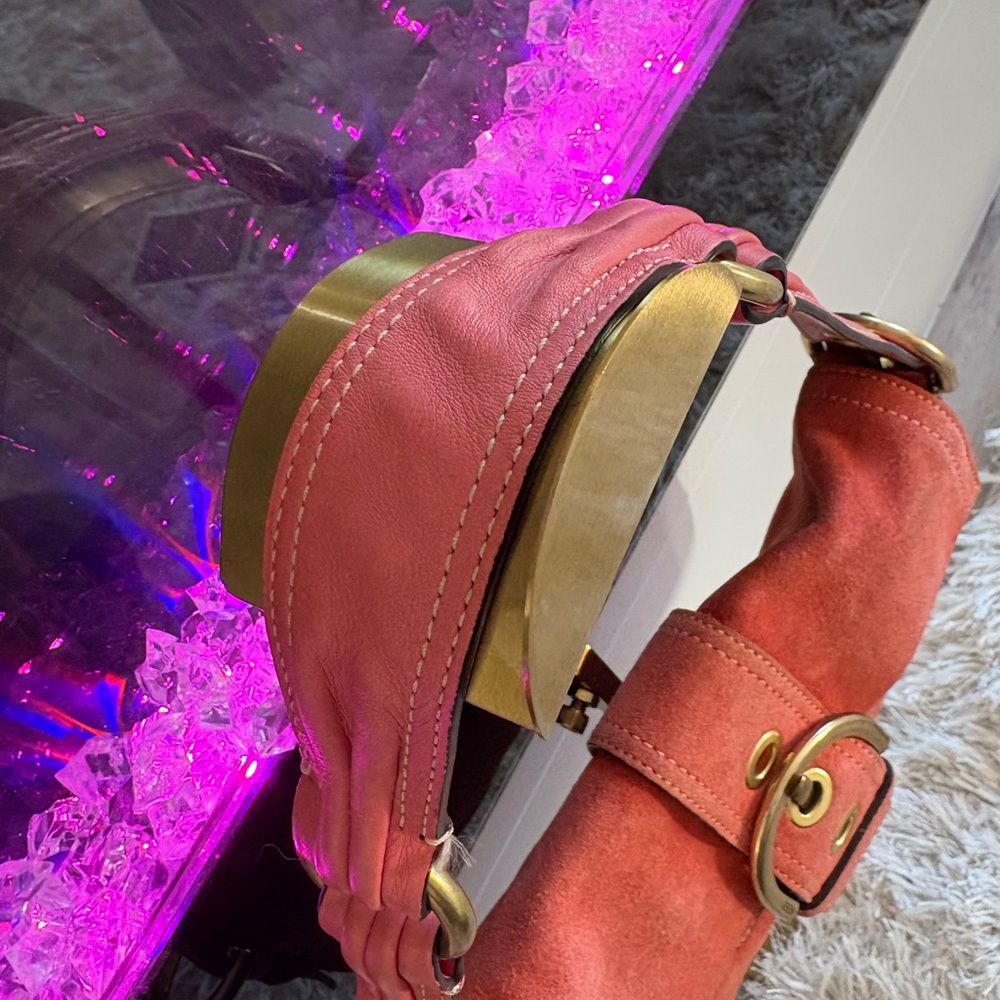 Vintage coach soho suede shoulder bag - Picture 4 of 14